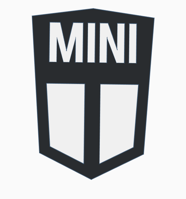 🚩 austin mini logo year 89・Free STL File for ・Cults
